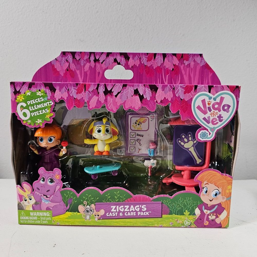Vida‎ the Vet Zigzag's Cast & Care Pack 6 Piece Figure Set 2024